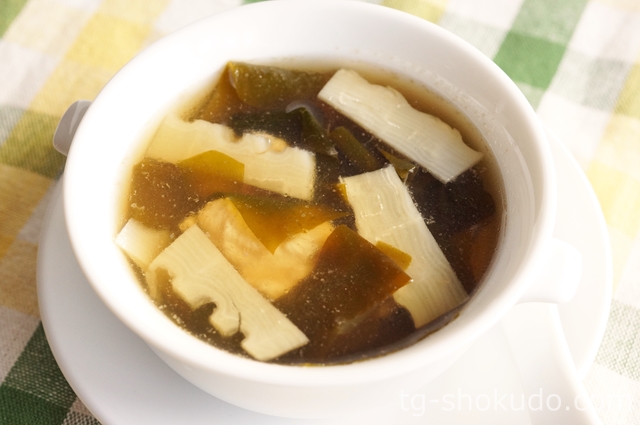 中華風若竹スープ